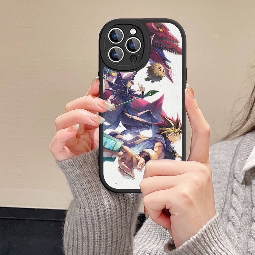 Anime Yu-Gi-Oh! Phone Case For IPhone 16 15 14 13 12 11 Pro Max Plus Leather Cover