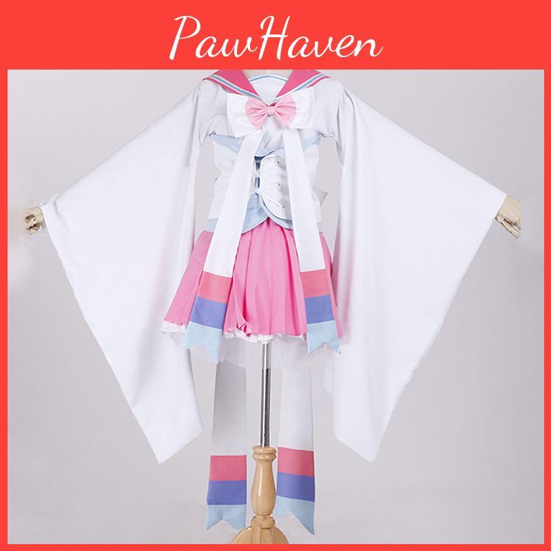 Elegant Sylveon Dress Uniform Cosplay Costume For Women With Exquisite Workmanship