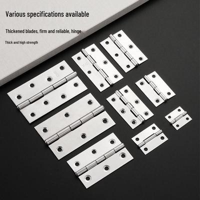 Stainless Steel Mini Hinges for Suitcases, Gift Boxes, Wooden Doors, and Cabinets