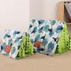 Breathable Guinea Pig Nest Parrot Pattern Hamster Triangle Tunnel  for Guinea Pig Golden Bear