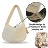 Stylish Cat Carrier With Single Shoulder And Crossbody Straps Perfect For Outdoor Adventures