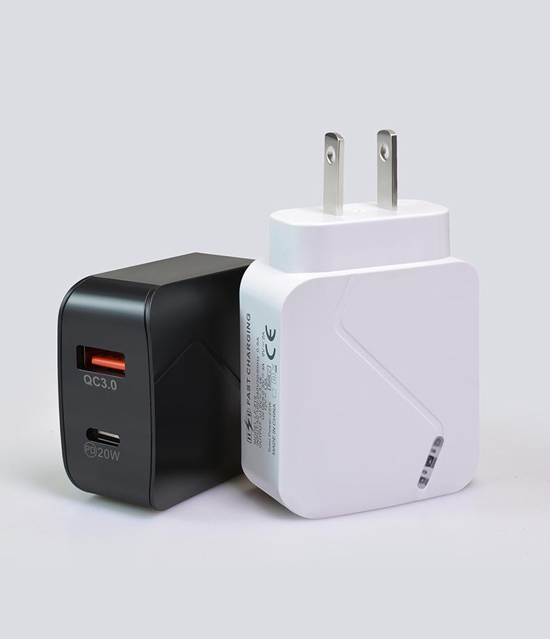 30W Smart USB Charger with Light, Fast 5V3A, Multi-Port EU & US Versions