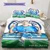 Set Copripiumino Trapuntato Erling Haaland Pulse Federe Decorazione Casa Regalo di Compleanno (1 * copripiumino + 2 * federa, senza nucleo)