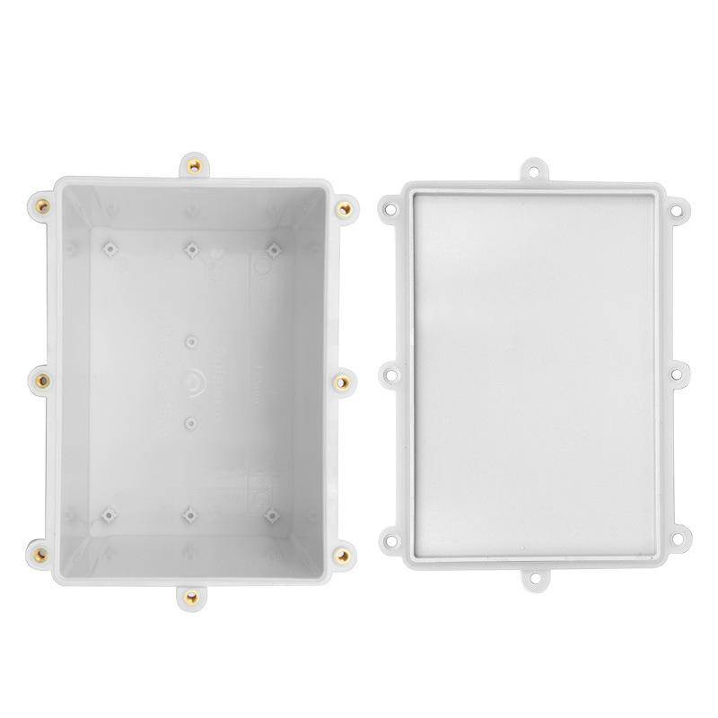 IP68 High-Temperature Resistant Waterproof Junction Box with Ears - Plastic Outer Shell for Secure Power Monitoring Wiring.
