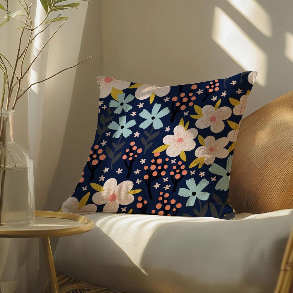 Springandsummerfloral Pillow Case Pillowcase, Double-Sided Printed, Sofa Cushion, Bedroom Headboard