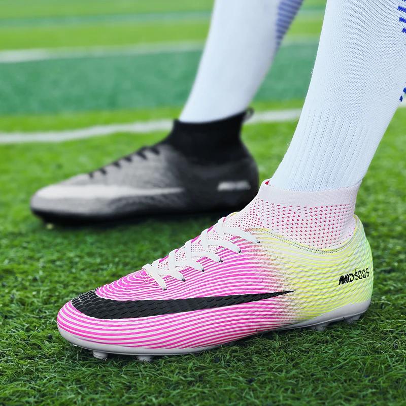 Womens Professional Original Society Football Boot Outdoor Turf Fast Soccer Tennis Sports Five-a-side Soccer Shoes for Men