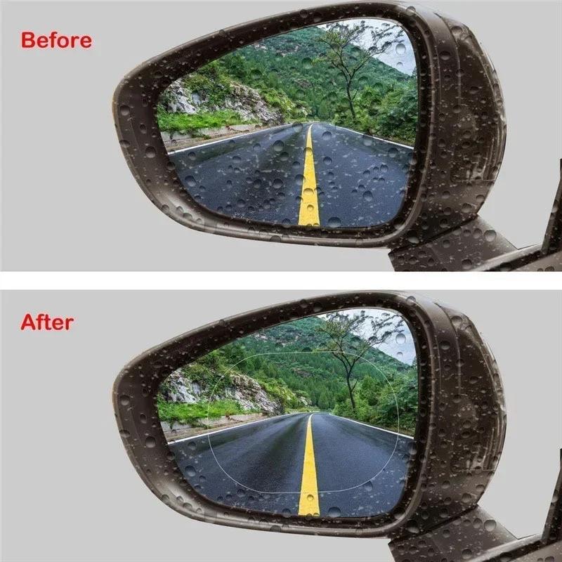 Car Rearview Mirror Protective Film, Anti-fog Membrane, Anti-glare, Waterproof, Waterproof, Car Sticker