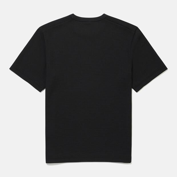DESCENTE Men'S Dry Waffle Comfort Fit Short Sleeve T-Shirt Black Sr311Uts72