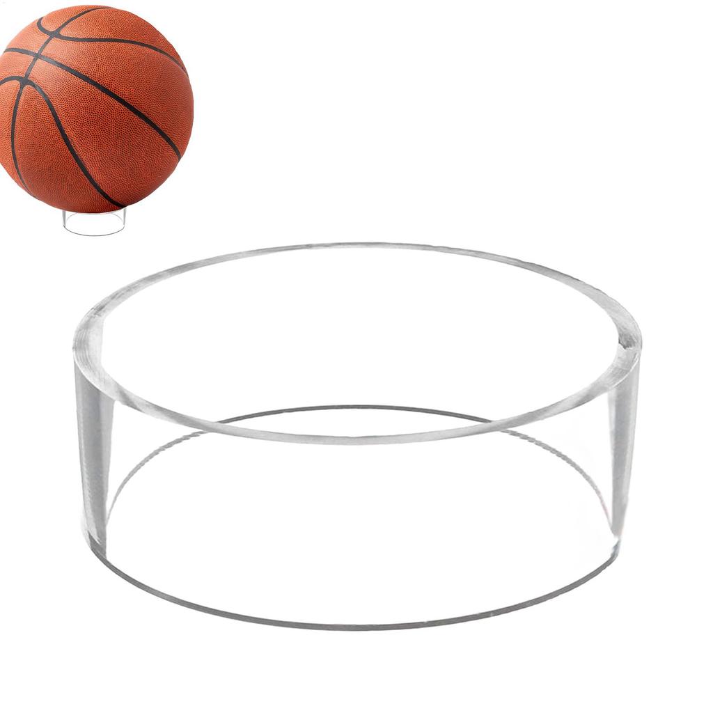 Klarer Acryl-Kugel-Ausstellungsständer Runder Ring-Kugelständer zur Präsentation Acryl-Fußball-Basketball-Basisständer Kugel-Ausstellungshalter