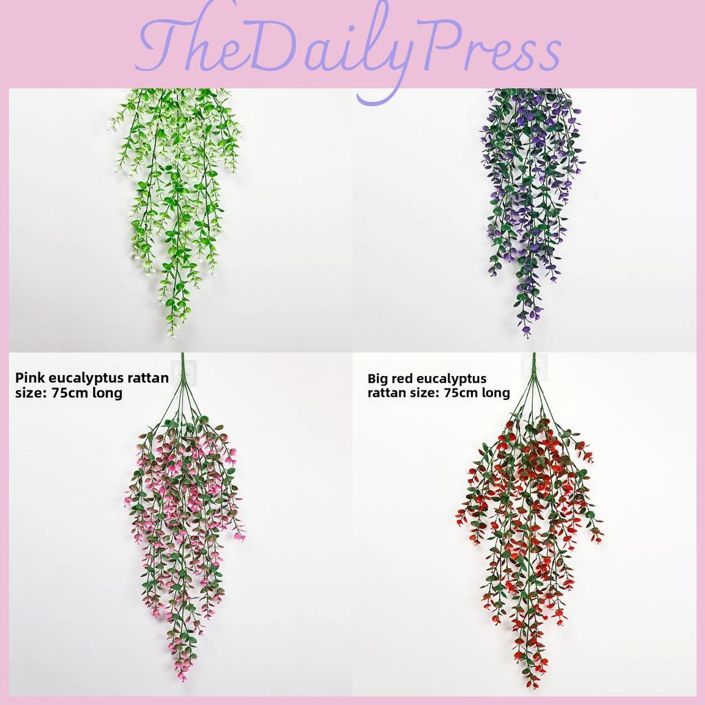 Eucalyptus Green Cane Plants Wall Decor For Indoor Outdoor Event Decoration