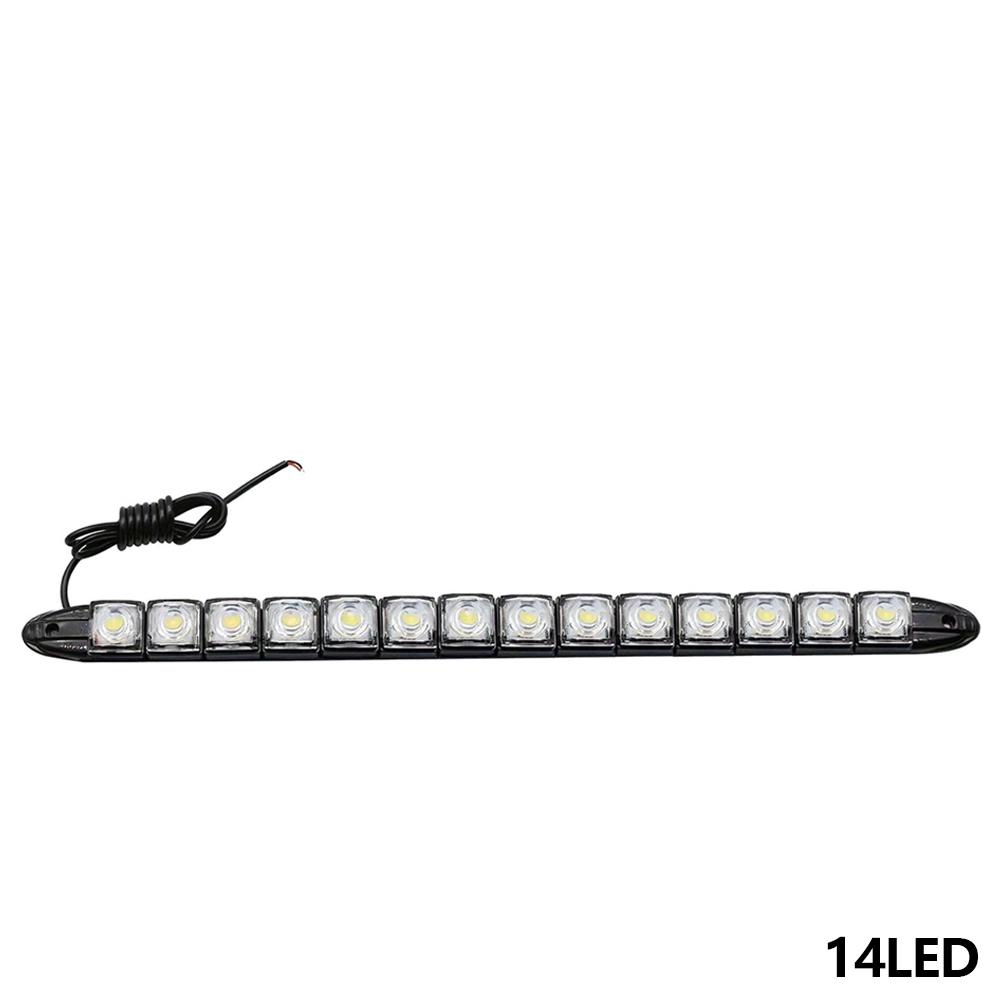 Car Led DRL Daytime Running Light 6/8/9/10/12/16/20LED White Waterproof Driving Fog Bulb Car Styling Lights Auto Truck Lighting