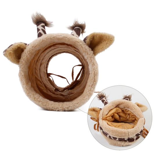 Hamster Tunnel Semi-Enclosed Rainproof Comfortable Soft Windproof Playing Resting Air Permeable Guinea Pig