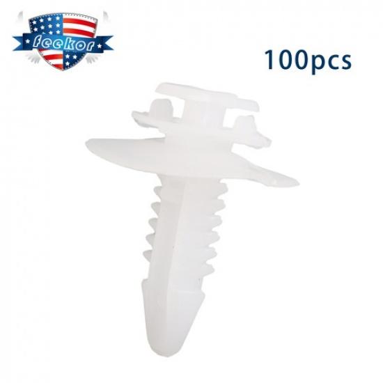 100 Pieces Interior Door Trim Panel Retainers Clips Fit for Acura MDX 15600382
