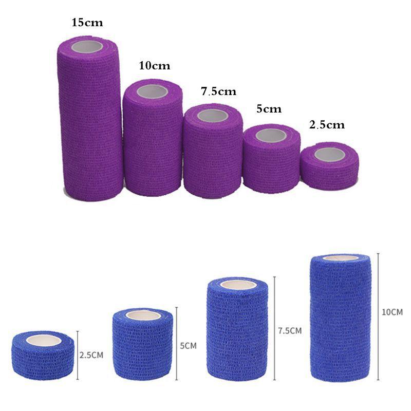1PC Pet Bandagens Anti-incrustantes Dispositivos Autoadesivos para Cães Gatos Bandagem Elástica Pé Externo Protetora Sem Pelos Tiras de Pano