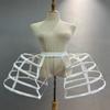 Crinoline Petticoat Polyester 4 Hoops Short Half Slip Underskirt for Girls Wedding Bridal Underskirt Slip