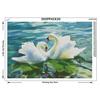 3d Diy Full Diamond Painting Embroidery Kits Crystal Rhinestone Picture Diamond Swan Love Gift Craft