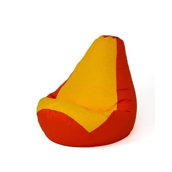 Go Gift Sac Sako pouffe poire rouge-jaune XL 130 x 90 cm - 5905359299059