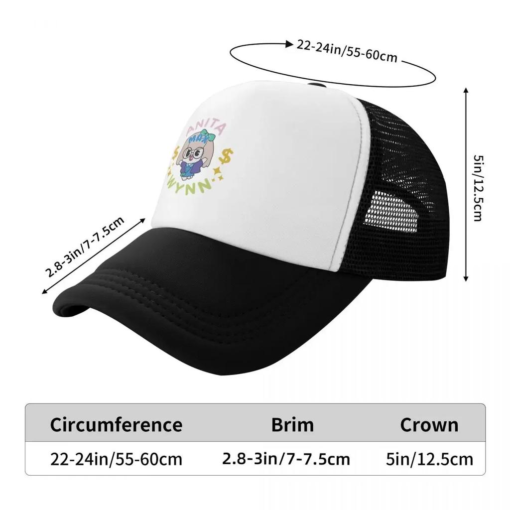 Anita Max Wynn Baseball Cap Unisex's big size hat cute Trucker  Women Hats Unisex's