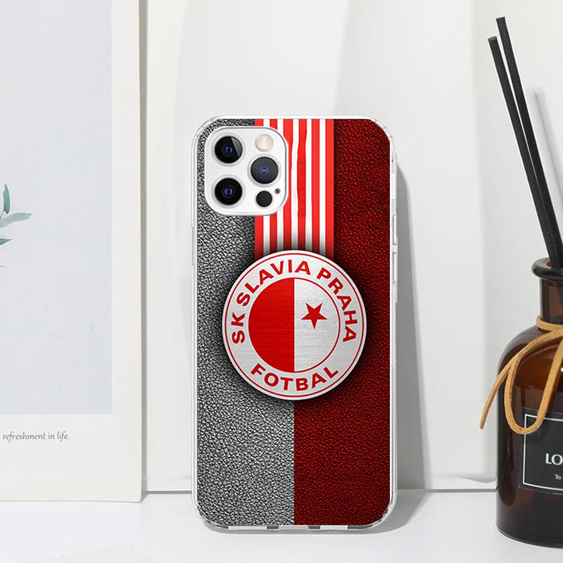 Sk Slavia Praha Czech Republic Phone Case For Iphone 17 Air 16 15 Plus 16E 14 Pro Max 13 Mini 12 11 7 8 SE Fundas Soft Back Cove