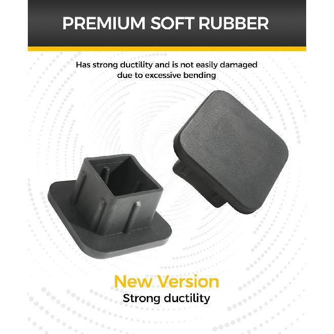 Hitch Cover,Car Accessories Trailer Hitch Covers,Tow Hitch Covers,2 Inch Receiver Hitch Cover,Rubber Heavy Duty Trailer Hitch Tube Cover