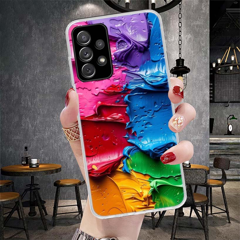 

Набор акварели Палитра красок Ящик для рисования Чехол для телефона Для Samsung Galaxy A13 A14 A15 A16 A17 A53 A54 A55 A56 A57 A33 A34 A35 A36 Samsung A24