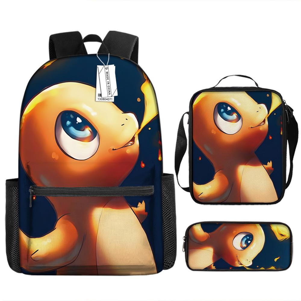 School Season Student Schoolbag Pokémon Pokémon Backpack Cartoon Satchel Pencil Case