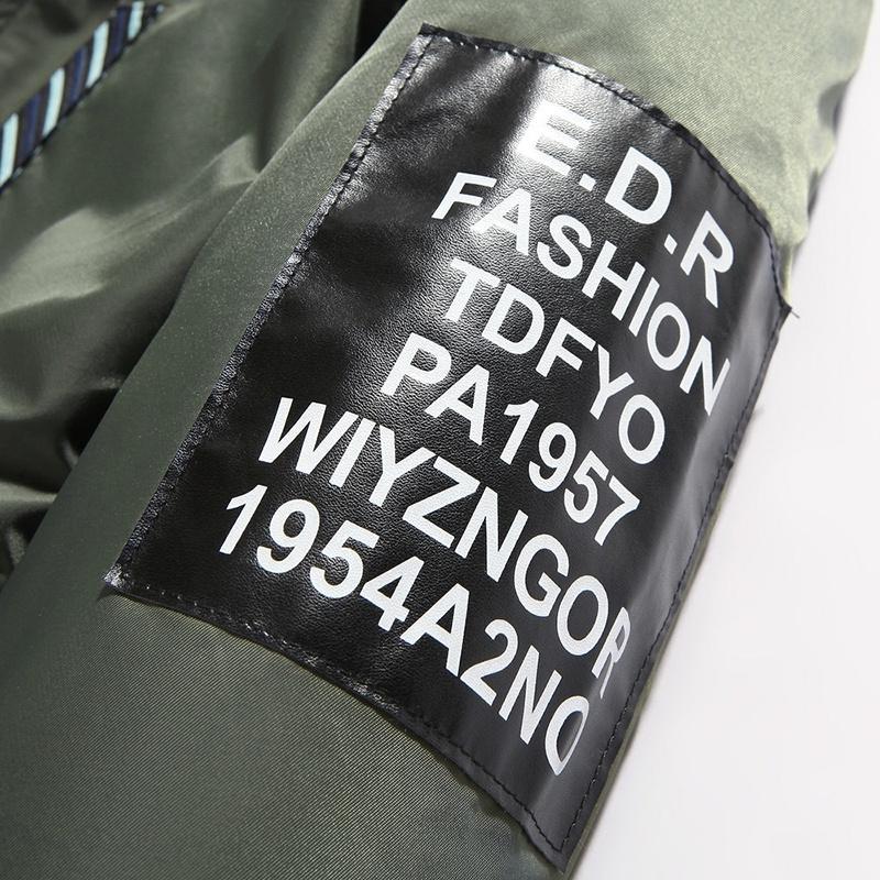 Premium Quality Mens Jacket Ma1 Army Smiling Face Reversible Bomber Jacket Coat