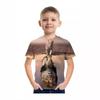 Boys' Short Sleeved T-shirt Summer New 3D Printed Children's Clothing T-shirt