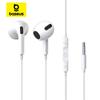 Baseus H17 3.5mm Wired Earphone with Microphone Wire-controlled In-ear Headphone For Music Sport In Ear Monitor Earbud Headset