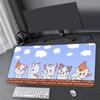 Kawaii Niedliche Katze Mauspads Gamer Mauspads Große Tastaturpads Schreibtischunterlage Spiel-Mauspad Gaming-Tischteppich für ganztägigen Komfort