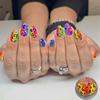 Press On Nail,Fake Nail Stick Glues On Nail False Nail Acrylic Nail Artificial False Nail for DIY Nail Art Designs