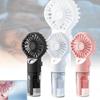 Tragbarer Handnebelventilator USB-wiederaufladbarer Mini-Ventilator für Studenten Outdoor-Geschenk