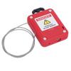 Lockout Tagout Cable Lock Adjustable Self Locking Wire Lock with Stainless Steel Cable for Electric