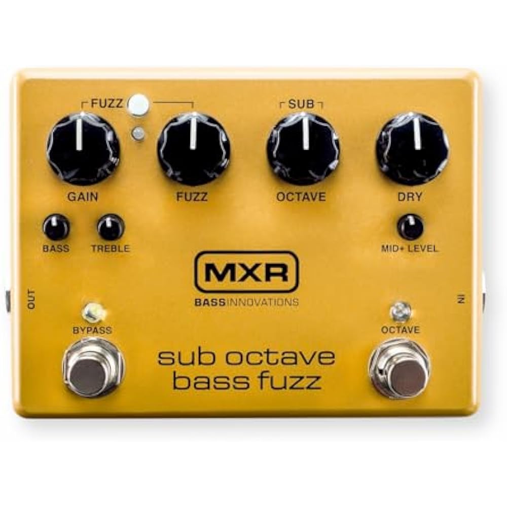 MXR Effector M287 Sub Octave Bass Fuzz Sub Octave Bass Fuzz