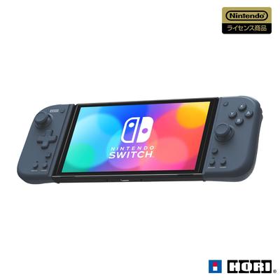 Equipped with Continuous Fire and Continuous Fire Hold Function [Nintendo Licensed Product] Grip Controller Fit for Nintendo Switch MIDNIGHT BLUE [Nin