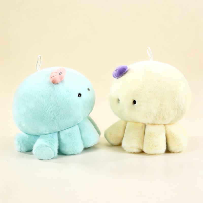 Super Soft Cloud Jellyfish Doll: Large Plush Octopus Pillow for Bedside Hugging