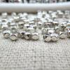 S925 Sterling Silver Multifaceted Spacer Beads for DIY Bracelets, Necklaces, and Accessories
