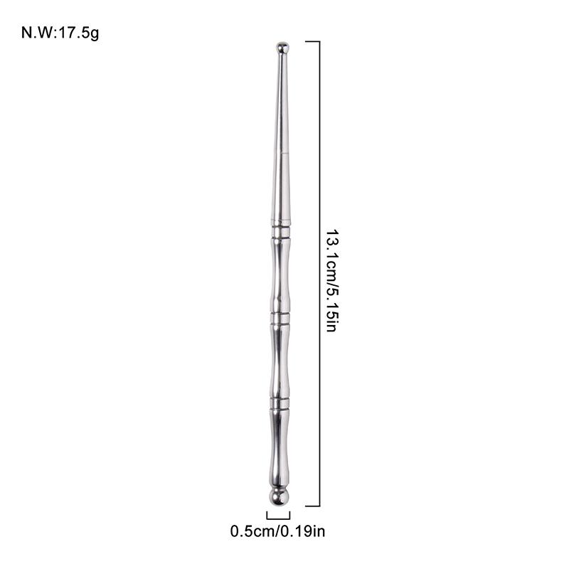 1 Stück Doppelkopf Akupunkturstift Gesichtsreflexzonenmassage Werkzeuge Edelstahl Triggerpunkt Massagegerät Werkzeug Tiefengewebe Massagegerät