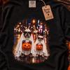 French Bulldog Halloween Shirt, Comfort Colors & Gildan, Ghost Dog Tee, Spooky Frenchie Shirt, Halloween Dog Lover Gift