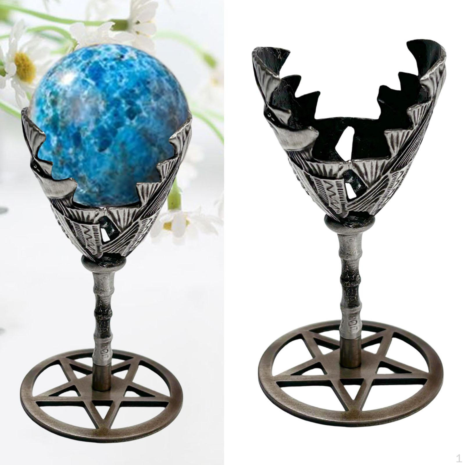 

Globe Display Rack Ball Base Craft Holder Egg for Small Collectibles срібний