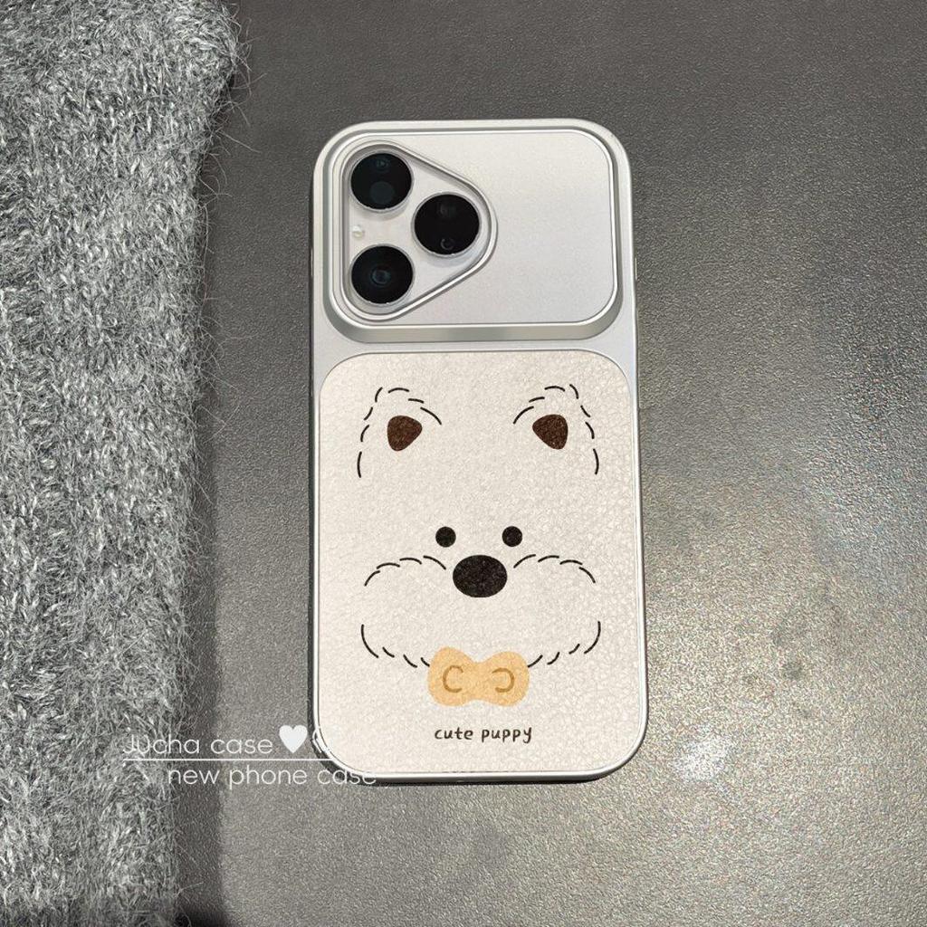 Applicable Huawei pura mobile phone case anti-drop fashion pro all-inclusive edge cartoon fun bow tie line West Highland