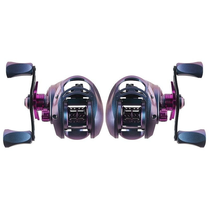 Casting Reel - High-speed 7.2:1 Gear Ratio, Maximum Drag 8kg Magnetic Braking System Ambidextrous Suitable for Both Freshwater and Saltwater Fishing