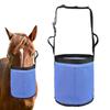Horse Hay Bag Elastic Horse Feed Bucket With Adjustable Strap Slow Feeder Grain Feed Bag Portable And Breathable Feed Rite Bag