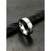 Cross-Border Foreign Trade Stainless Steel Jewelry Hot Sale Western Style 6mm Corrosion Roman Word Multi-Color Optional Titanium Steel Ring