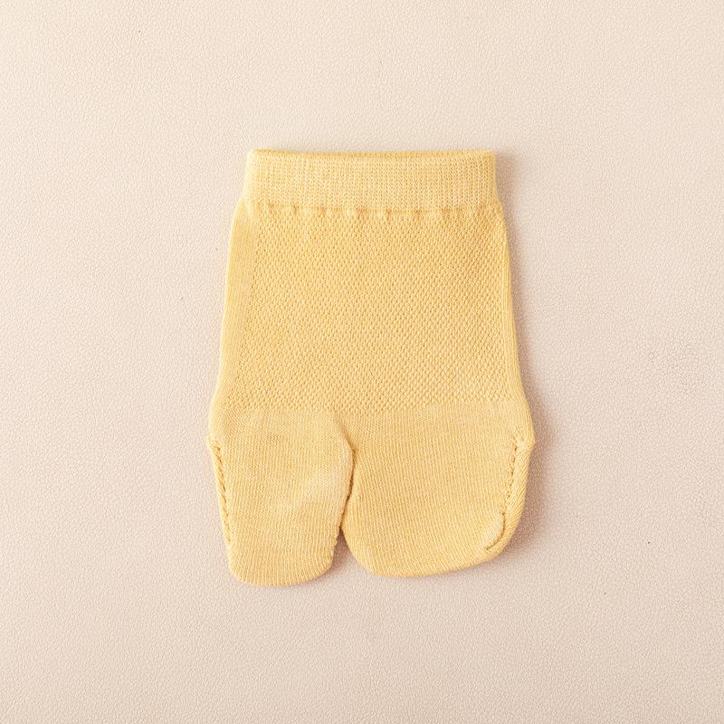 Two-Toed Socks, Invisible Socks, Non-Slip Half-Palm Sandals Socks, Summer Thin Solid-Color Cotton Socks, Children'S Split-Toe Boat Socks, Women