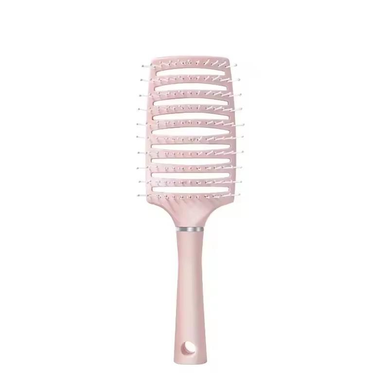 

1Pcs Elastic Massage Comb Hollow Out Hair Brush Scalp Massage Combs Hair Styling Detangler Fast Blow Drying Detangling Tool