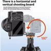 Folding Camera L Bracket Vertical Horizontal Switching Quick Release Plate for DJI RS3 DSLR Monopod Stabilizer