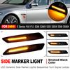 2X LED Sequential Fender Indicator Side Marker Blinker Turn Signal Lights for BMW 5 Series F10 F11 528i 528iX 535i 2011 12 2013