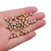 20-200pcs 4/6/8/10/12/14mm CCB Faceted Beads Round Loose Spacer Ball Beads For DIY Jewelry Making Bracelets Necklace Accessories