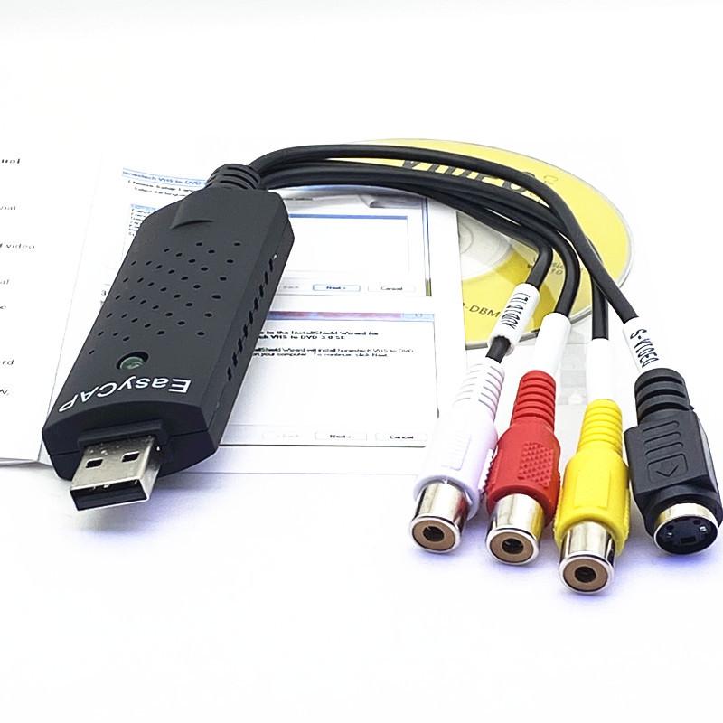 Easycap USB Video Capture Video USB Jednokanálová zachytávací karta Podporuje Win7 DVD Maker